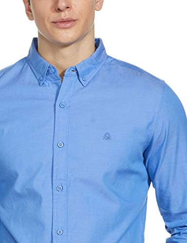 Image of United Colors of Benetton Men's Cotton Slim Fit Shirt