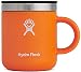 HYDRO FLASK – Podróżny kubek na kawę 177 ml (6 oz) – Izolowany próżniowo kubek podróżny ze stali nierdzewnej z uchwytem i zakrętką ze wciskaną klapką – Bez BPA – Kolor - Clementine