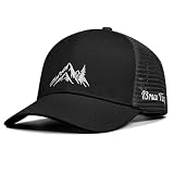 Brace Tang Mountain & Tree Outdoor Trucker Hat for Men Women, Embroidery Gift Baseball Cap for Hiking & Camping
