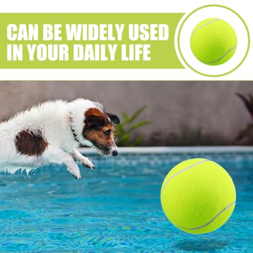 RORPOIR Unterhaltungsball für Hunde Robuster Leichte Wiederverwendbarer Tennisball aus Sicheren Materialien für Kauen Training und Spielzeit mit Ihrem Haustier-7