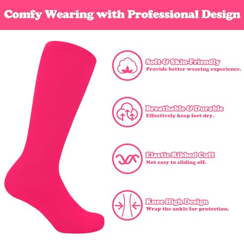 Image of Sarfel Toddler Soccer Socks Kids Soccer Socks Youth Soccer Socks Kids Baseball Socks Girls Softball Socks Boys Football Socks
