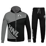 ADAPTÉ : Notre survêtement 2 pièces avec un haut à manches longues et un pantalon de jogging pour enfants est conçu pour être porté par tous les temps, qu'il pleuve, qu'il vente ou qu'il fasse beau. Il convient à toutes les activités, de la marche et du jogging aux exercices cardio et aux séances de gym, que ce soit à l'intérieur ou à l'extérieur.Le tissu polaire doux et léger offre de la chaleur pendant les journées plus froides.