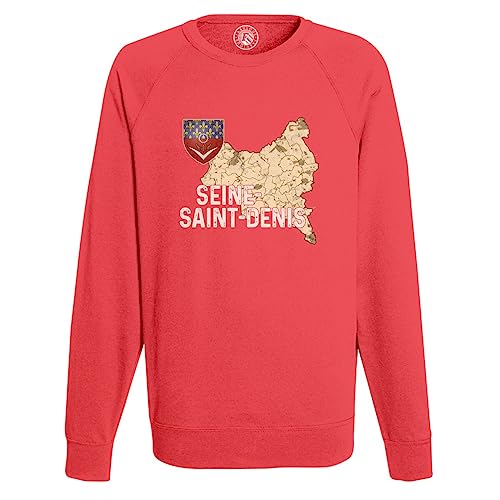 Sweat Shirt Homme Seine Saint Denis 93 Pull Chaud Contre le Froid Parisien