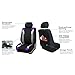 FH Group Front Set Cloth Car Seat Covers for Low Back Car Seats with Removable Headrest, Universal Fit, Airbag Compatible Seat Cover for SUV, Sedan, Van, Purple