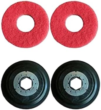 17'' Commercial Floor Washer & Scrubber Machine - Dual Brush Power Cleaner for Tile, Hardwood & Carpet - Heavy-Duty Floor Cleaning Accessories