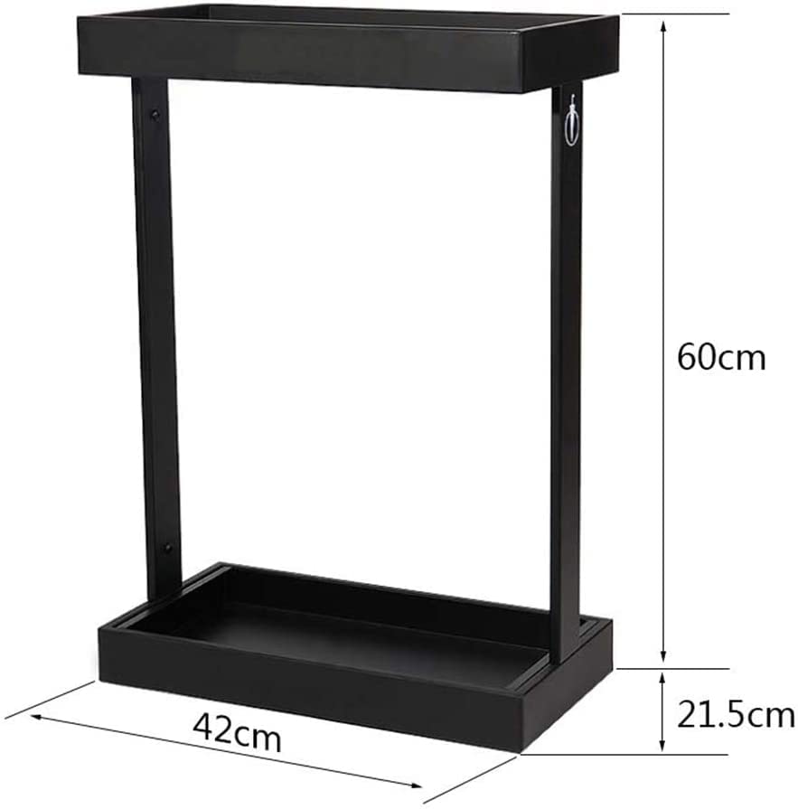 Support de rangement pour parapluies de bureau grand modèle noir