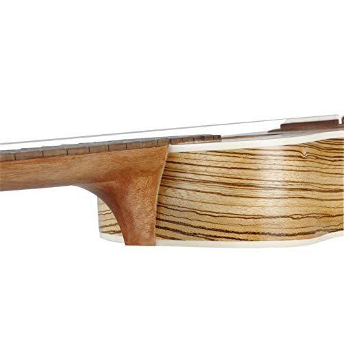KEPOHK 21 pouces voyage ukulélé zèbre bois ténor corps mince Hawaii guitare Instrument de musique pour démarreur enfants… - Les Beatles, Paul McCartney, John Lennon, RIngo Starr, George Harrison KEPOHK 21 pouces voyage ukulélé zèbre bois ténor corps mince Hawaii guitare Instrument de musique pour démarreur enfants… – Image 8