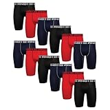 AND1 Calzoncillos tipo bóxer para hombre, entrepierna de 9 pulgadas (S-3XL