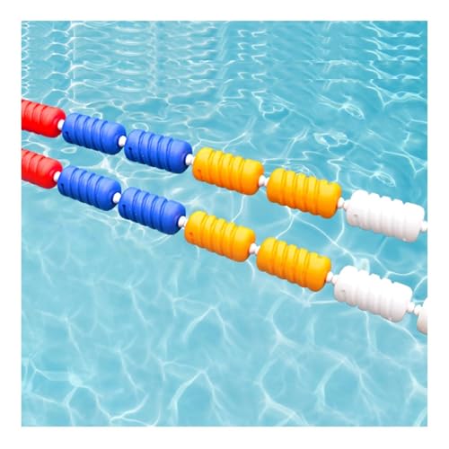 Swimming Pool Adjustable Floating Safety Divider Swim Lane Line, 3.3ft-60ft Adjustable Anti-Wave Safety Rope Easy to Install, Safety Floating Line for Underground (Nylon,1m/3.3ft)