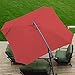 Aoodor Offset Square Patio Umbrella 8.7‘ Cantilever Hanging Market Umbrella Water Resistant UV Protection Red- Base Not Included