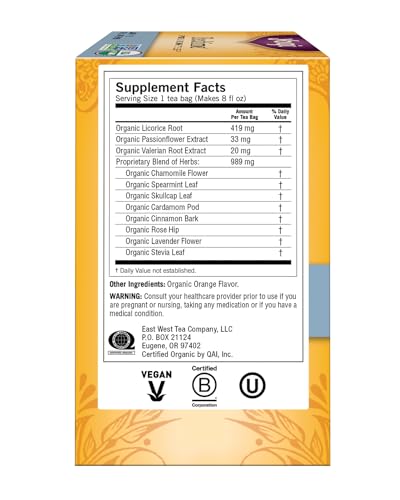 Yogi Tea Healing Formula, Organic Bedtime, 16 Bags.85 oz