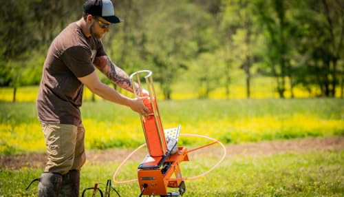 Do All Outdoors Fowl Play Automatic Clay Pigeon Thrower - 50 Target Capacity Electric Trap - 55+ Yard Launch Distance with 2.5 Second Recycle Time - Includes 15ft Foot Pedal