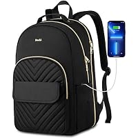 Breold Mochila Portátil Mujer 15.6",Mochila Ordenador Portatil