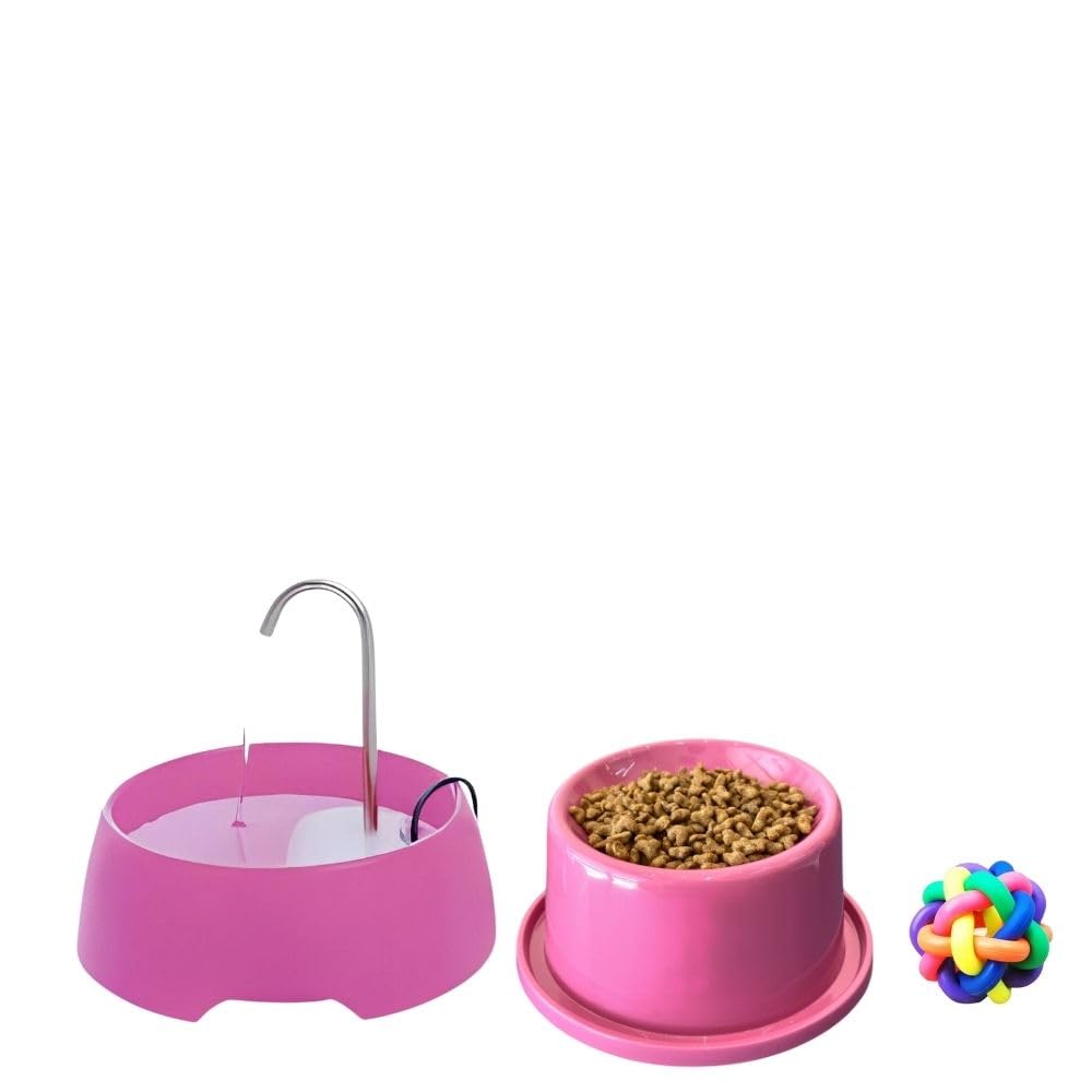 Kit Bebedouro, Fonte para Gatos, Comedouro para Gatos, Água fresquinha e Renovada,