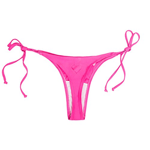 Swimsuit Bikini Swimwear Bottom Side Women Brazilian Thong Bathing Tie Swimwears Tankinis Set Womens Swim Shorts 2X Hot Pink #TOP1