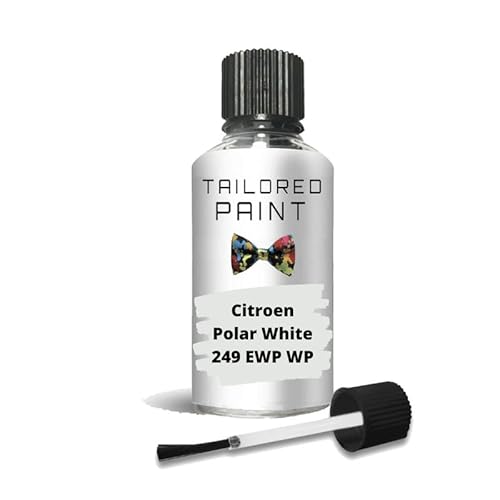 Tailored Paint Polar White 249 Ewp Wp For Citroen 2000-Present Touch Up Paint With Brush (Touch Up Paint)