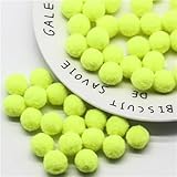 GIOTEL 2000pcs 20mm Pompom Ball Suitable for Making All Kinds of Handicrafts (Color : 30 Bright Yellow, Size : 20mm 2000pcs)