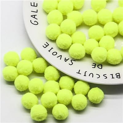 GIOTEL 2000pcs 20mm Pompom Ball Suitable for Making All Kinds of Handicrafts (Color : 30 Bright Yellow, Size : 20mm 2000pcs)