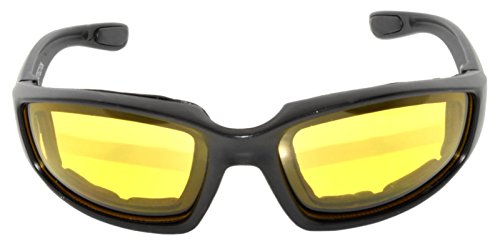 Image of OWL Motorcycle Riding Sport Sunglasses Assorted Color Multipacks, Unisex Foam Padded Wind Blocking Glasses UV400 Protection