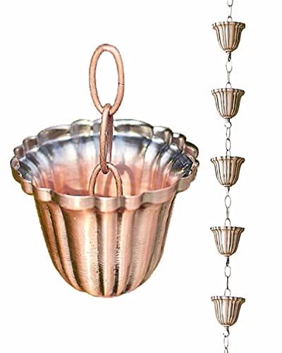 Chaîne de pluie de longue durée en acier robuste pour évacuation architecturale moderne