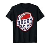 Rugby USA Support The Team Shirt Football USA Flag T-Shirt