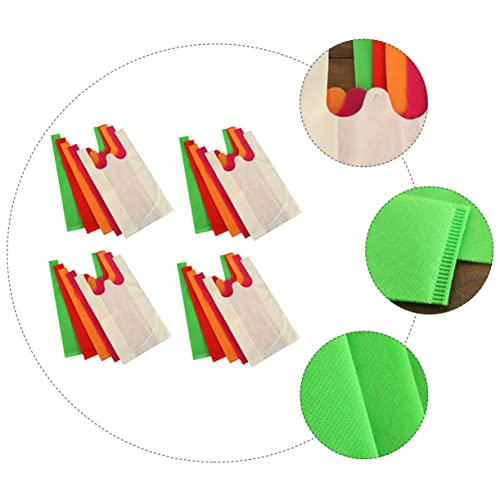 Garneck 40 Peças bolsa não tecida makeup bag pochete celular travel bag armazenar Sacos não tecidos