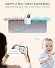 Jartoo 2K Video Baby Monitor with Camera and Audio, 1860ft Long Range Baby Monitor No WiFi 5.5" FHD Screen ANC Baby Camera Wireless, Feeding Clock, Night Vision, 2-Way Talk, AI Cry Detect, 6000mAh #5