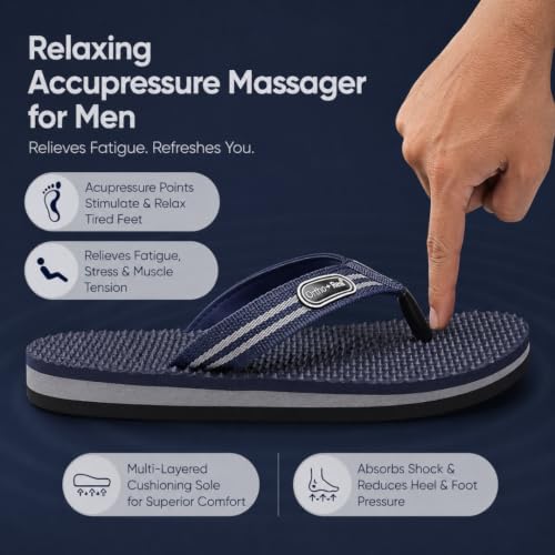 Image of Ortho + Rest Men's Flip Flops, Slippers for Man