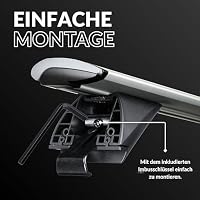 Owen 5.0 Pro Auto Dachträger für offene Reling 120cm Silber – Ansicht 7