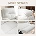 YuuYee Teddy Fleece 360° Swivel Rocker Recliner Nursery Rocking Chairs with Phone Holder Manual Gilder Recliner Chair with Wide Foot Rest for Living Room and Baby Room