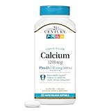 21st Century Calcium Plus D3 Liquid Filled Softgel, 1200 mg, 90 Count