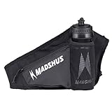 Size (cm): 47 x 18 Madshus Unisex-Erwachsene Drink Belt W/Bottle Black Tasche mit Trinkflasche, Schwarz, Einheitsgröße