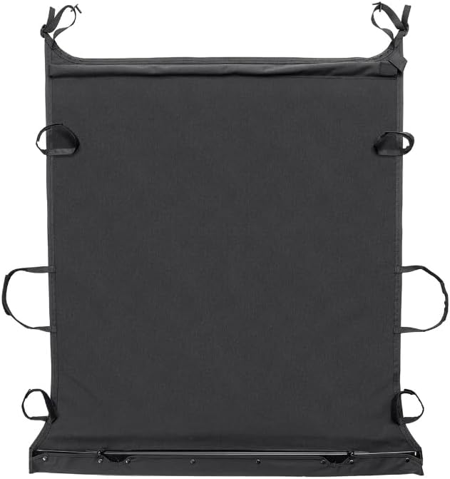 RAMPAGE PRODUCTS California Brief Soft Top for Jeep Gladiator JT | Black Diamond, Durable Soft Top Material | 90535 | Fits 2020-2025 Jeep Gladiator JT