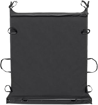 RAMPAGE PRODUCTS California Brief Soft Top for Jeep Gladiator JT | Black Diamond, Durable Soft Top Material | 90535 | Fits 2020-2025 Jeep Gladiator JT