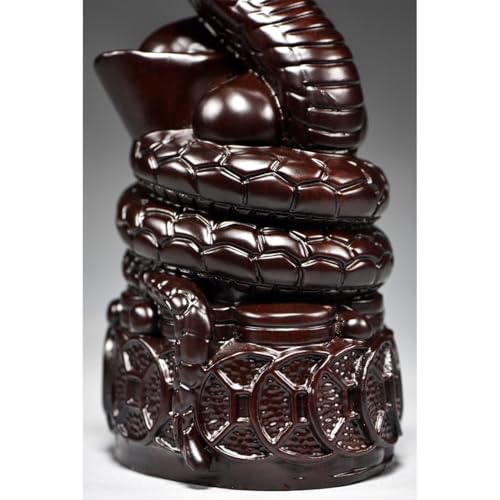 Sculpture en bois de serpent décoration maison originale - 6