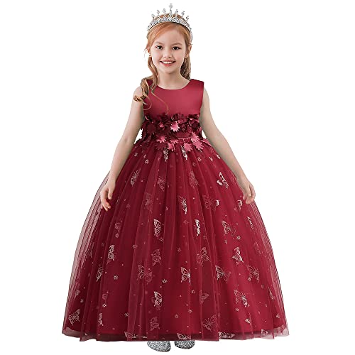 Vestido formal de tul de alta costura para niñas e invitadas de boda