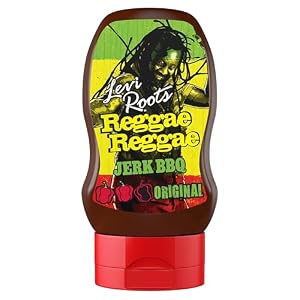 Levi Roots Caribbean Reggae Reggae Jerk BBQ Sauce Bottle 330g | Medium Heat | Perfect for Marinades Or Dipping