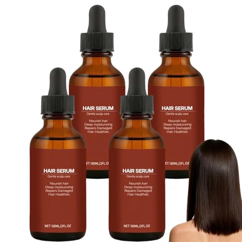 Sérum para el cabello ligero y de absorción rápida para el cuidado diario, para hidratar el cabello y el bienestar del cuero cabelludo, cabello flexible, suero práctico para el cabello con pipeta. (4