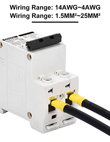 15 Amp 12V-400V Ac Dc Miniature Circuit Breakers (10A 20A 25A 30A 40A 50A 60A Optional) For Solar Panel Pv System - Disconnect Switch, Ac 110V Din Rail Mcb #TOP4