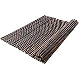 cañizo natural PANTALLA DE LAMAS DE BAMBÚ: Crea una característica asombrosa rápida, fácil de instalar. Ideal para crear áreas privadas con mosquiteros en su jardín. Proporciona sombra, privacidad y refugio del viento.