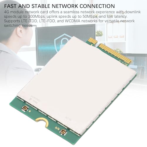 Yoidesu 4G Module Network Card, Módulo PCIe M.2, LTE 3GPP Release 12, Soporta Volte, para laptops PC miniatura 6