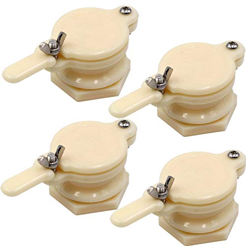 PROBEEALLYU Honey Tap Gate Valve 4Pcs Honey Gate Valve Honey Extractor Beekeeping Bottling Tool Beekeeper Equipment