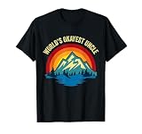 World's Okayest Uncle - Funny Uncle Gift Retro Vintage T-Shirt
