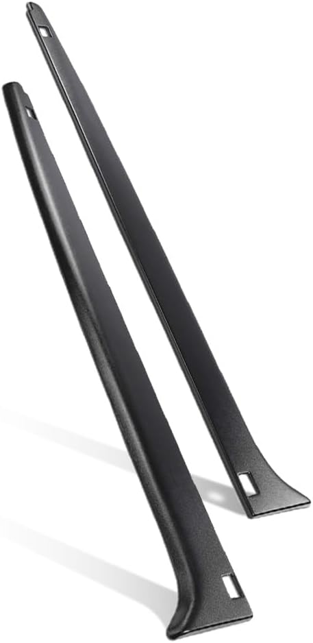 G-PLUS Stepside Bed Rail Caps w/Holes Compatible with Chevy Silverado 1500 GMC Sierra 1500 1999-2005 Replacement for 15932239, 15932238 Left & Right Side