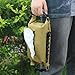 Outdoor Toilet Paper Holder, Camping Wipes Container, Water Resistant Canvas Tissue Box for Car, Bathroom, Hiking, Portable Wet Wipe Storage Bag, Khaki(Brown)