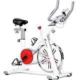 RACK & PACK Bicicleta Fija Estática Spinning con Rueda de 8 Kg Silenciosa Soporte Celular para...