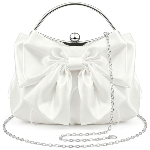 White Bridal Evening Bag