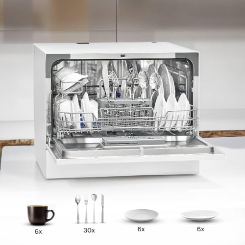 Tischgeschirrspüler Mini - Tragbare Spülmaschine Für Kleine Wohnungen & Camping