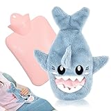Design créatif Shark : notre bouillotte requin dispose d'un design de requin bleu dans un style d'insertion fait à la main pour ajouter de la créativité à votre bouillotte. C'est une façon unique et mignonne de rester au chaud et confortable.