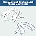 Just Smile Night Guard 2 Pack - Mouth Guard for Teeth Grinding & Clenching Teeth, Moldable & Custom Nightguard for Grinding (Aqua)